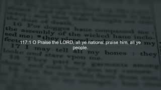 King James Bible Old Testament, Psalms, Chapter 117