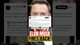 Elon Musk Fires Back at Trump! #shorts #trump #elonmusk
