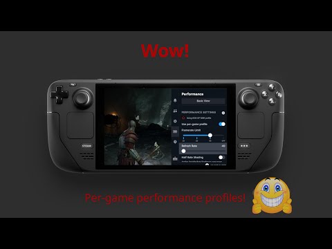 Steam Deck update adds per-game performance settings - The Tech Game