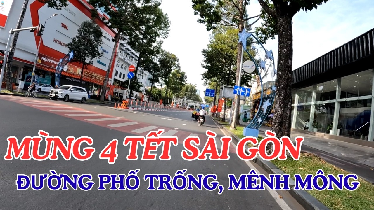 MÙNG 4 TẾT, ĐƯỜNG XÁ SÀI GÒN CHẠY XE XE SƯỚNG GÌ ĐÂU
