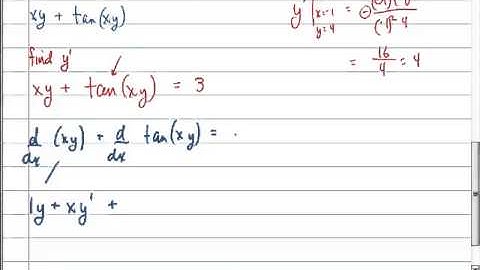 Some Typcial Homework with Implicit Differentiation - Implicit Video Part 5