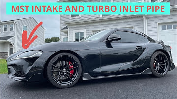 MST Intake and Turbo Inlet Pipe on the A90 (Crazy BOV and Sounds!!!)