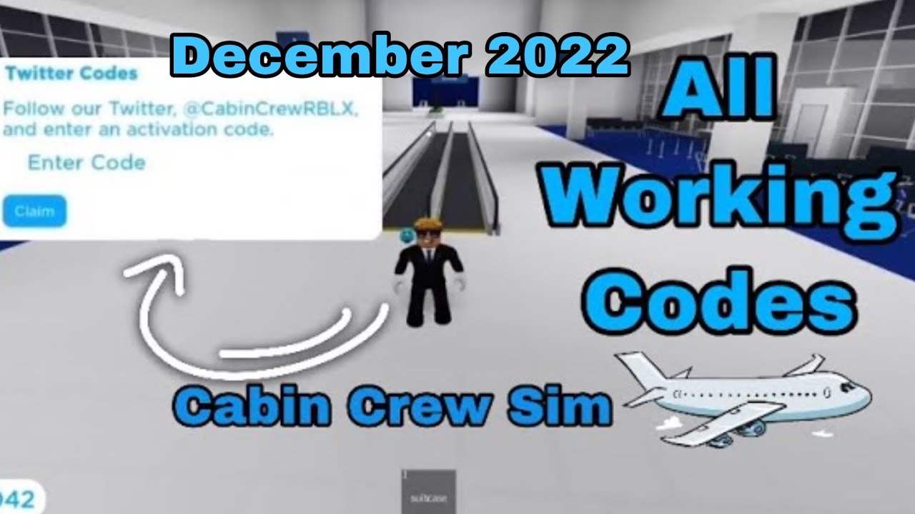 Cabin Crew Simulator codes December 2023