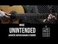 [Acoustic Karaoke] Muse - Unintended (With Lyrics and Guitar Chords)