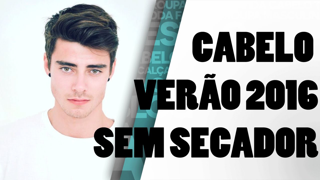 Cabeleireiro Masculino Com Secador De Cabelo Secador De Cabelo