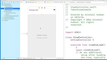 01 TableView Setup