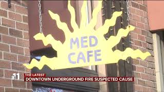 Cause identified for underground fire in downtown Colorado Springs that sent flames shooting up
