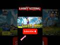 LOBBY SETTING IN GAME 3.9 UPDATE IN TRANSFORMER #shorts #yt #ytshorts #trending #live #shortsfeed