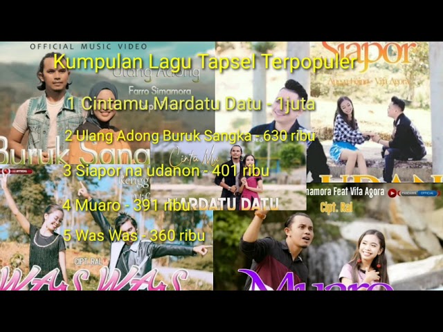 Kumpulan Lagu Tapsel Terbaru  Terpopuler 2022 Farro Simamora/Viva Agora/Angga Eqino/Septi/Renggi class=