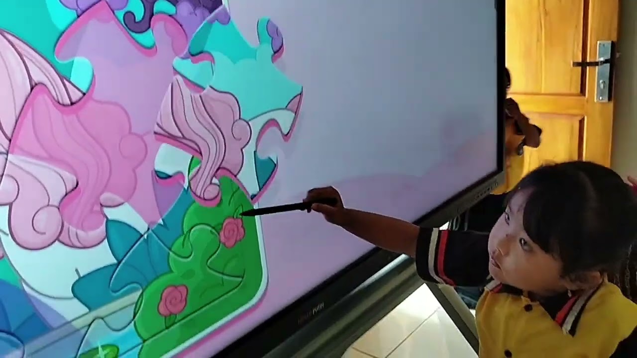 Menyusun Puzzle di layar IFP😎🌐