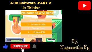 Famous ATM SOFTWARE PART - 2 in Tkinter Wealth