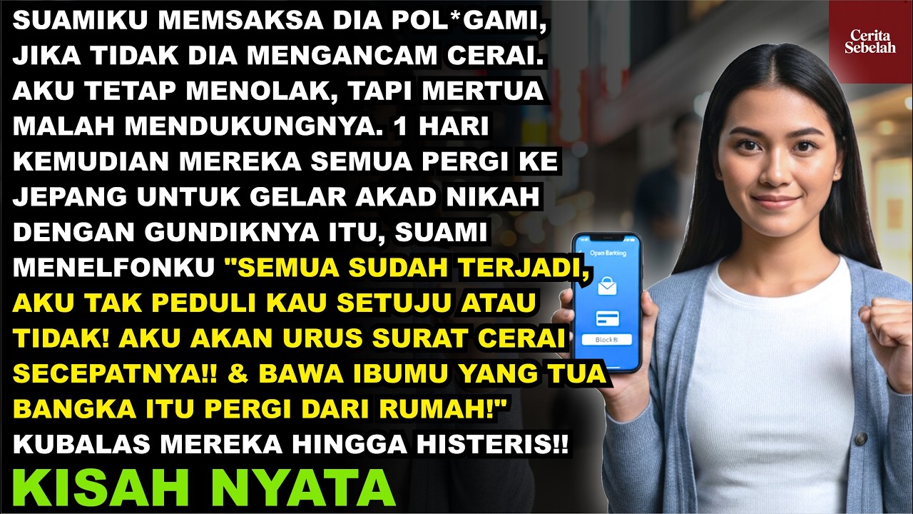 SUAMI BAWA GUNDIK KE JEPANG, KU BLOKIR KARTU KREDITNYA! MEREKA AUTO JADI GELANDANGAN DI NEGERI ORANG