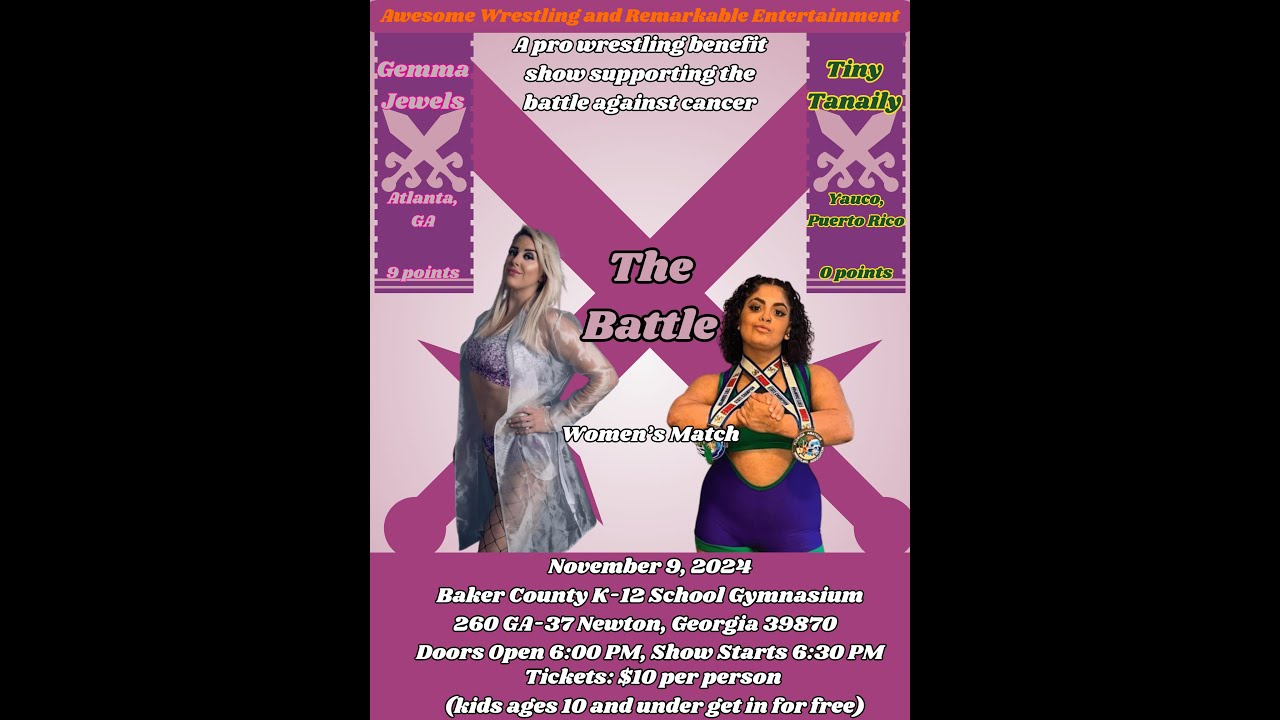 Gemma Jewels vs. Tiny Tinaily (11/9/24 - The Battle)