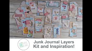 Junk Journal Layers - New Kit and Inspiration! @AtticLane