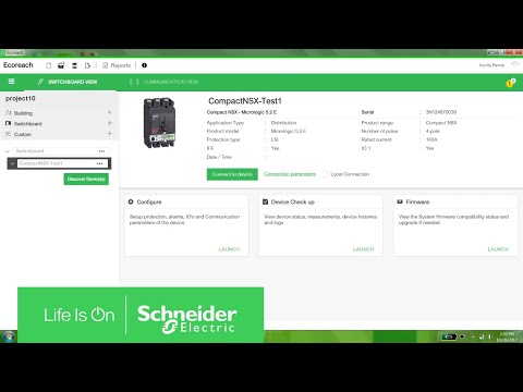 Configuring the IP Settings of the Communication Gateway Using Ecoreach | Schneider Electric Support