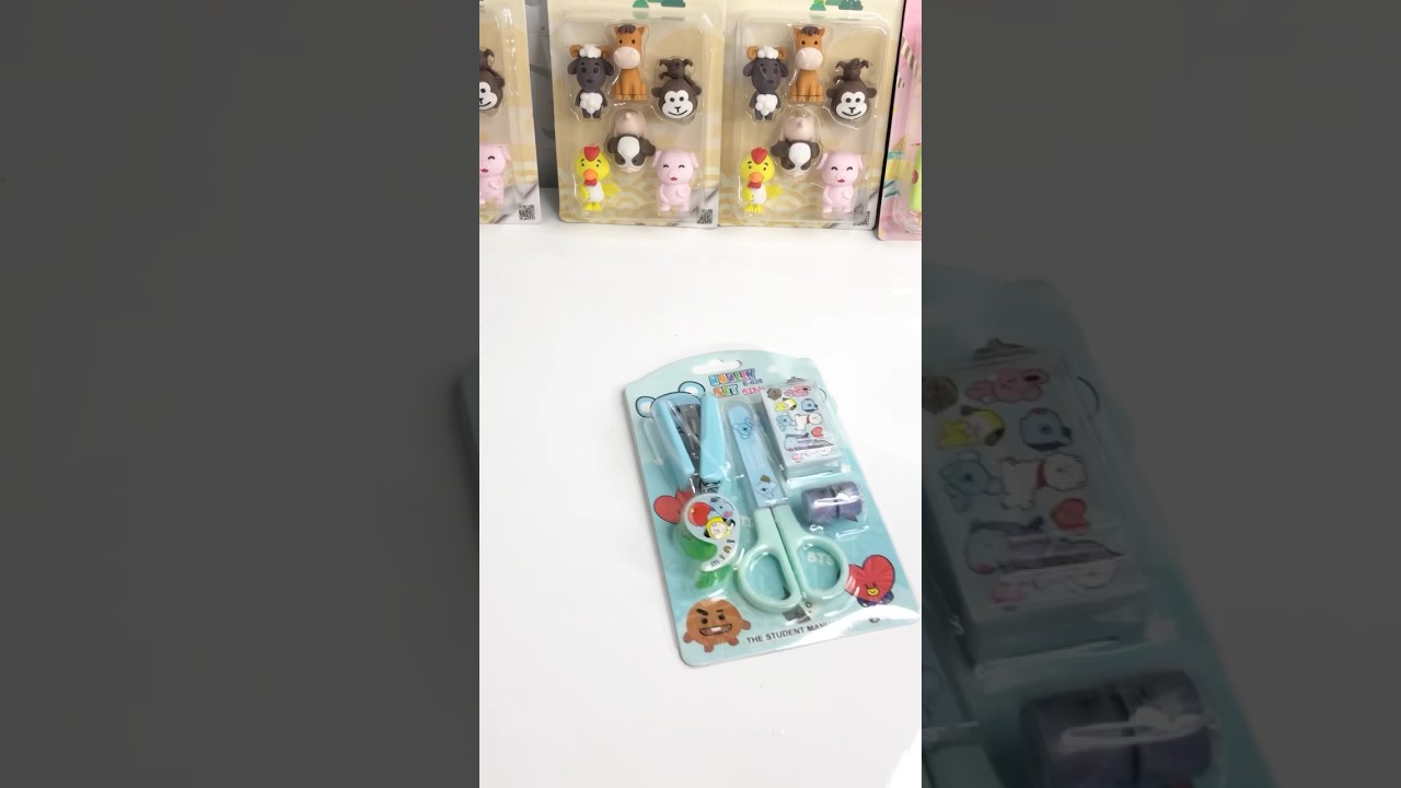 Bts cute manual stationery set 