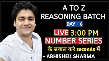 Number series ||  some different questions ||Part 3 || Reasoning by Abhishek sir