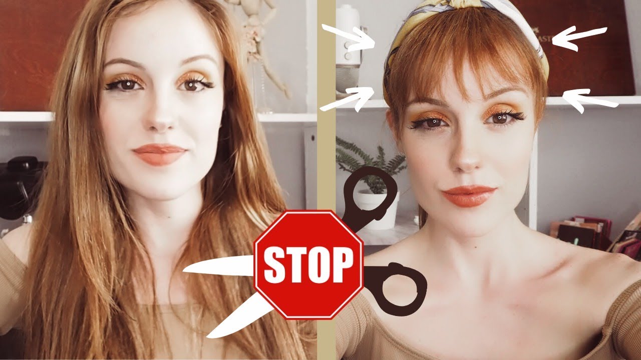 ¡MUY FÁCIL!. Cómo hacerte el FLEQUILLO SIN CORTAR tu cabello I Bea Lordán.