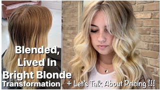 Blonde Transformation | Lived In, Brighter Blonde…. + Let’s Talk About PRICING!!!