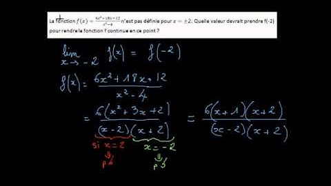 Prolonger par continuité