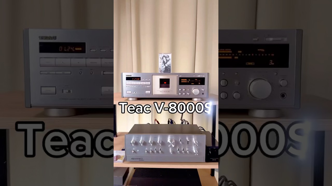 Teac V-8000S vintage cassette deck from 1991 #short - YouTube