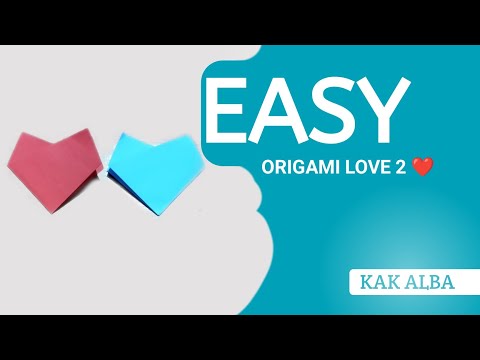 2 Minutes Making Origami Love Hearts With Kak Alba
