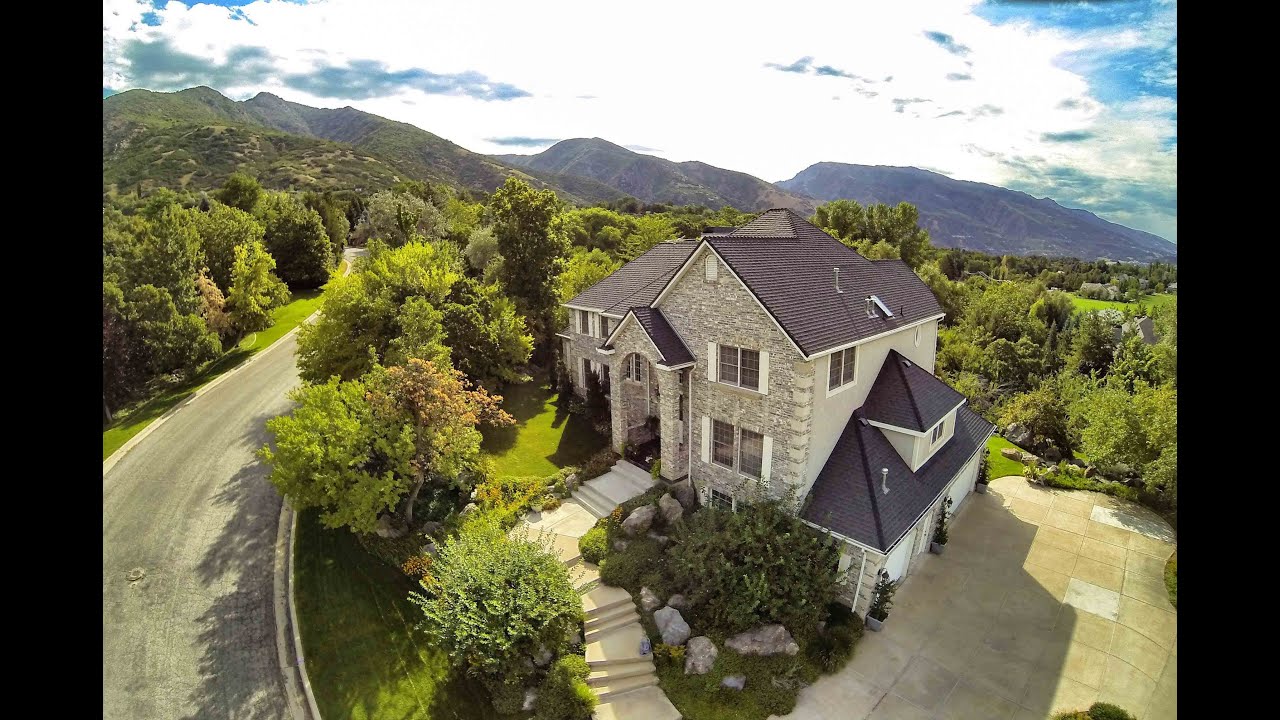Aerial Video Martineau Custom Luxury Mountain Home For Sale in