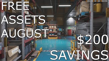 August Free Assets Unreal Engine (OVER $200 SAVINGS)