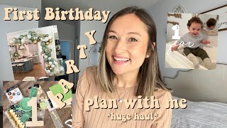 First birthday party haul | WILD ONE THEME