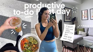 real + PRODUCTIVE day in my life (complete my to-do list with me!) ☻