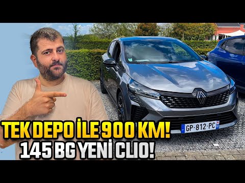 Tek depo ile 900 km ve 145 BG! Yeni Renault Clio e-Tech hybrid test sürüşü!