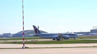 [Full HD] QATAR Airways Boeing 787-8 Dreamliner |A7-BCQ| Takeoff at Frankfurt Airport