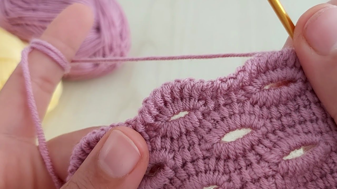 Super Tunusian crochet knitting - Çok kolay tunus işi patik yelek modeli