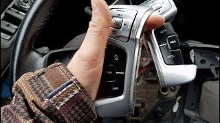 How to Remove the Airbag and Steering Wheel on the Ford Mondeo Mk4 to mount cruise control