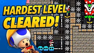 Mario Maker's IMPOSSIBLE Bot Level Has Been BEATEN by a Human!