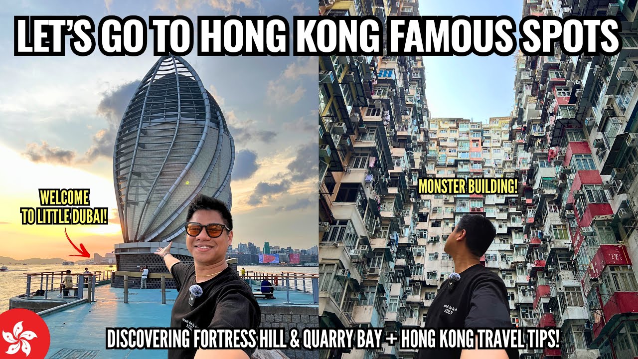 EXPLORING HONG KONG: MONSTER BUILDING & LITTLE DUBAI | QUARRY BAY + FORTRESS HILL | JAYBEE DOMINGO