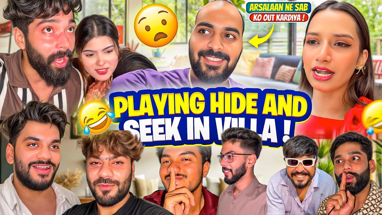 Playing Hide & Seek In Villa  😍 | Arsalaan Ne Sab Ko Out Kardiya 😂 | AtrangiArsalaan❤️