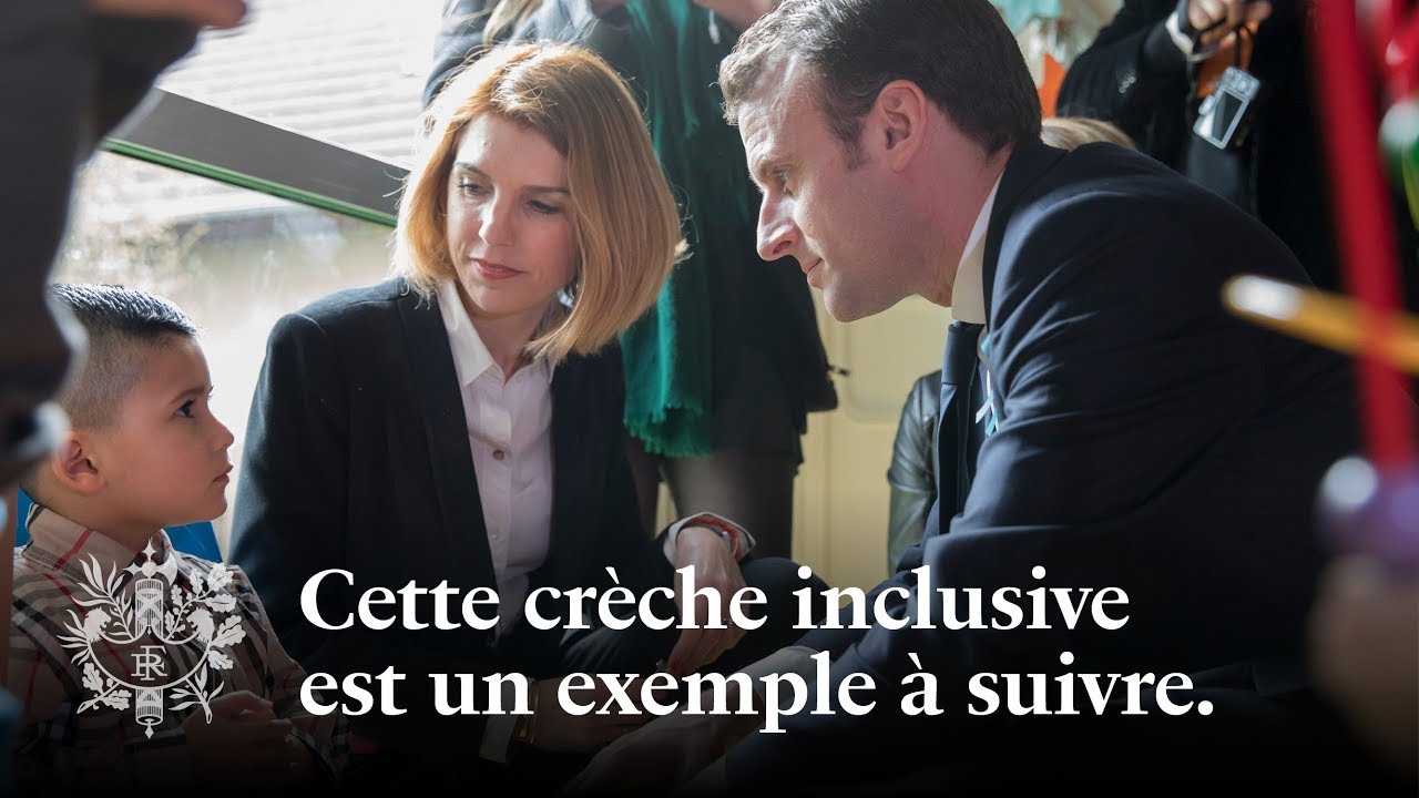 Cette crèche inclusive est un exemple à suivre. | Emmanuel Macron