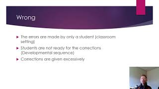 Giving immediate correction - Pro and Cons (English class) - Koreksi saat mengajar Bahasa Inggris