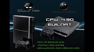 HOW TO BACKUP AND INSTALL PS3 GAMES WITH multiMAN AND WEBMAN MOD - YouTube