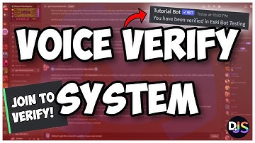 [NEW] - How to make a VOICE VERIFY SYSTEM for your discord bot! || Discord.js V14