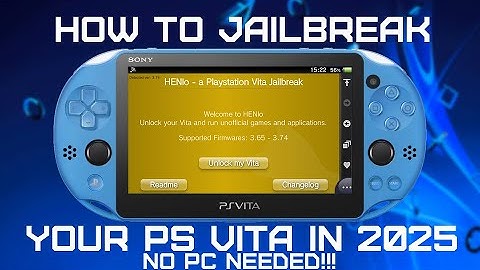 How to JAILBREAK YOUR 3.74 PS Vita in 2025!!! No PC required! SD2Vita & Downgrade