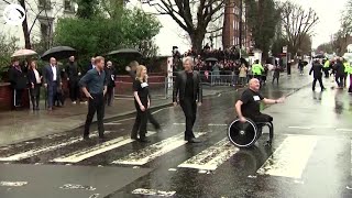 WEB EXTRA: Prince Harry and Jon Bon Jovi at Abbey Road