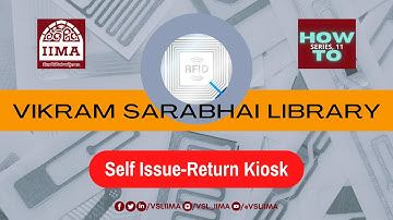 How to Issue-Return of Books through RFID Kiosk | VSL How To Series | Video 11