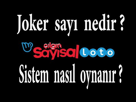 Çılgın sayısal loto da joker  sayı ne işe yarar? Sistemli nasıl oynanır?