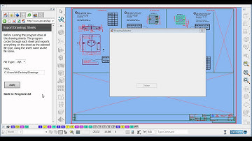 Export Drawing Sheets - Powershape Add-In Program