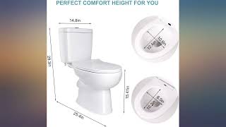 Macerating Toilet with Pump,Upflush Toilet System for Basement Room,Macerator review