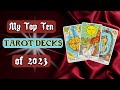 My top tarot decks of 2023
