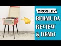 Вініловий програвач із вбудованими динаміками Crosley Bermuda (Red)