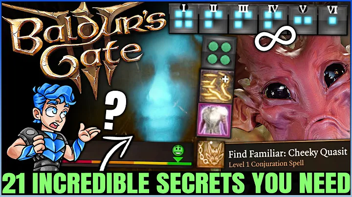 21 Secretos de Baldur's Gate 3 - Hechizos extras y nuevas invocaciones - ¡Consejos y trucos!